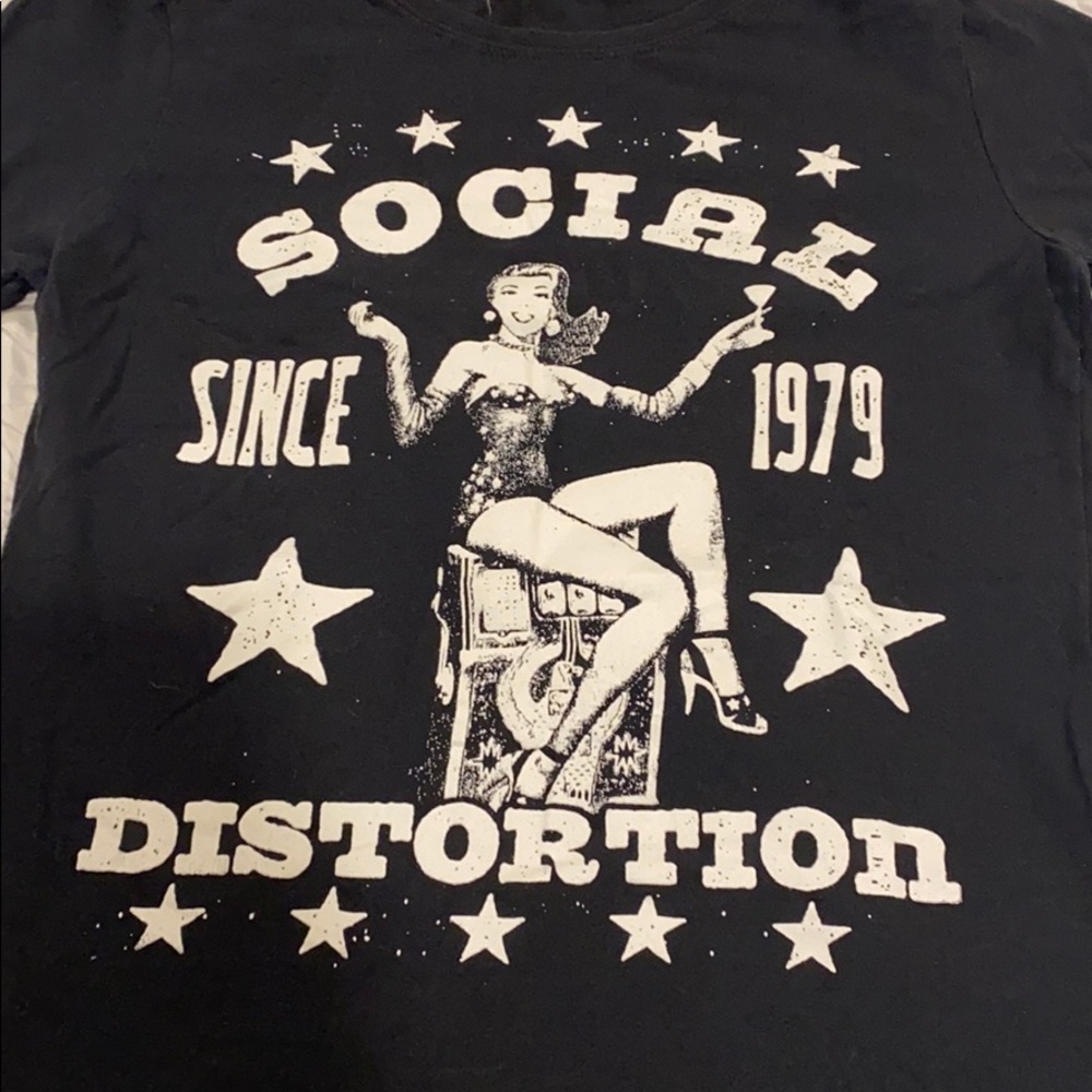 🎃 FINAL PRICE Social Distortion Vintage Style Tee - Picture 2 of 4
